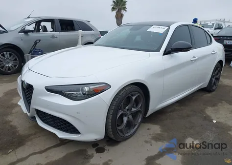 2018 Alfa Romeo Giulia Ti Sport Awd from USA, damaged, VIN ZARFAEEN8J7596983